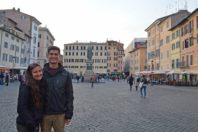 Gluten-Free Food & Wine Tour of Rome with Local Guide and Sightseeing - Campo de’ Fiori: gluten-free pizza, cured meats, cheese, and wine