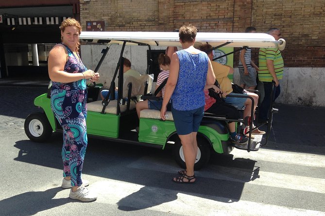 Golf Cart Around Imperial Rome - Colosseum viewing without the museum workload