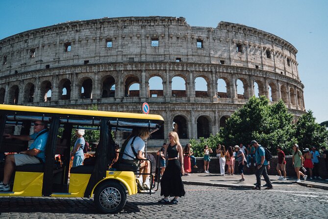 Golf Cart Driving Tour: Rome Express in 1.5 hrs - The city-center drive: Piazza Colonna and the Column of Marcus Aurelius