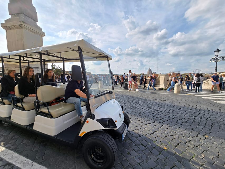 Golf Cart Tour of Rome: 3h with local guide and Gelato - Pickup near Piazza del Popolo, and why waiting matters