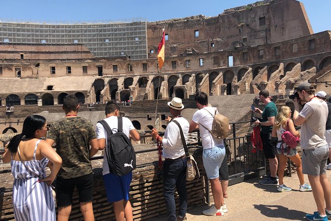 Guided Group Tour of Colosseum with Arena Floor - What It Feels Like to Be Guided Instead of Stuck