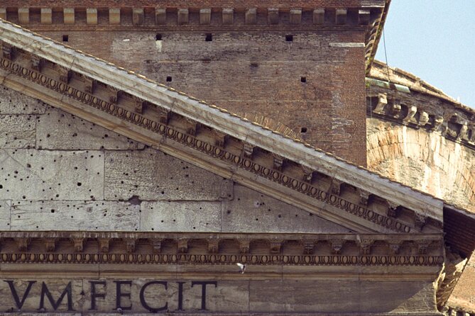 Guided Tour of the Pantheon - Egyptian Corinthian columns and stepping onto the ancient marble