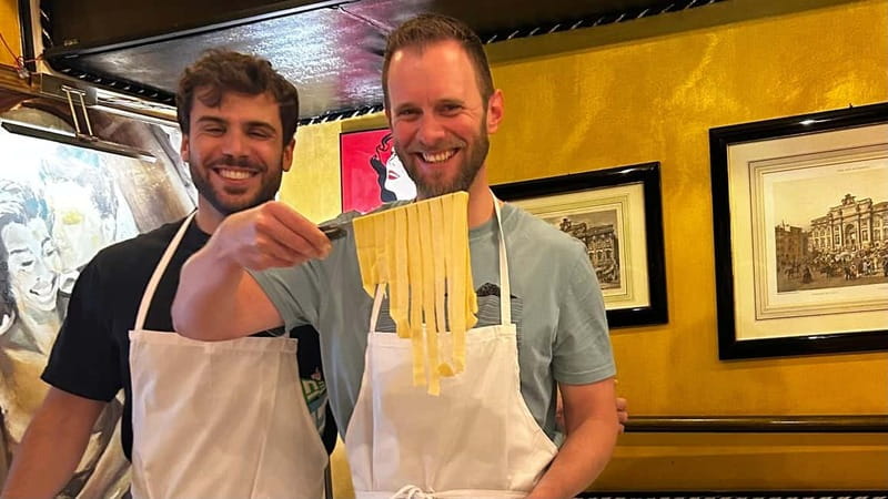 Hands-On Pasta & Tiramisu Class near Colosseum - Fresh pasta in your hands, then cooked together