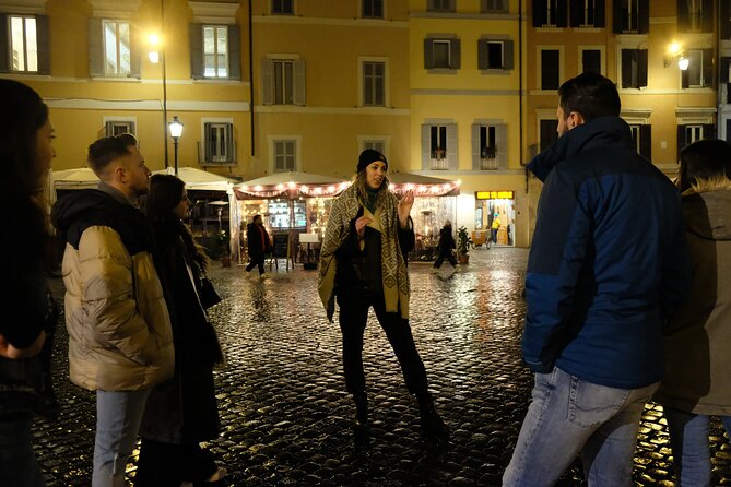 Haunted Rome: Eternal City Night Walking Tour - Via Giulia and cosmetics that can kill