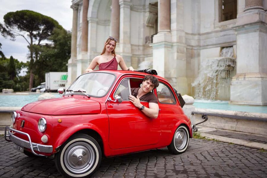 La Dolce Vita: Cruising Rome in a Classic Fiat 500 - Why the Fiat 500 format works so well for photos
