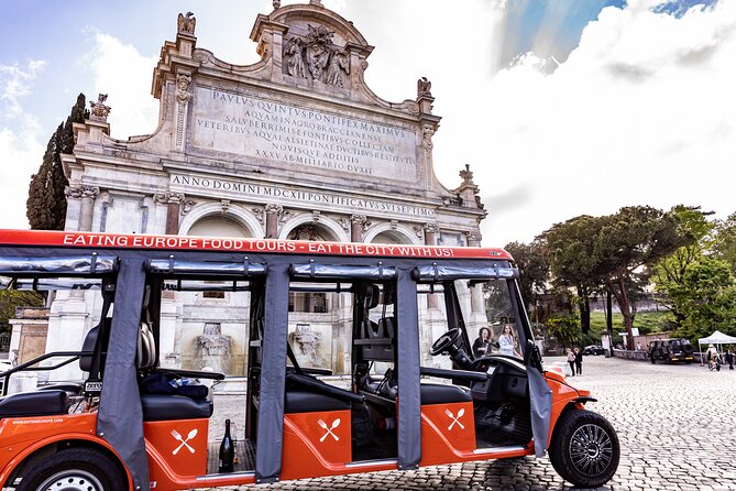 Late Night in Rome: VIP Golf Cart Drinks & Bites Tour - Stop 2: Rimessa Roscioli for bread, olive oil, and amatriciana