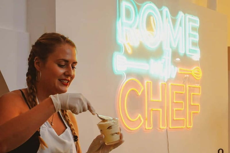 Lunchtime Pasta Pro Workshop - Where You Meet: Via Cesare Balbo and the Rome With Chef Sign