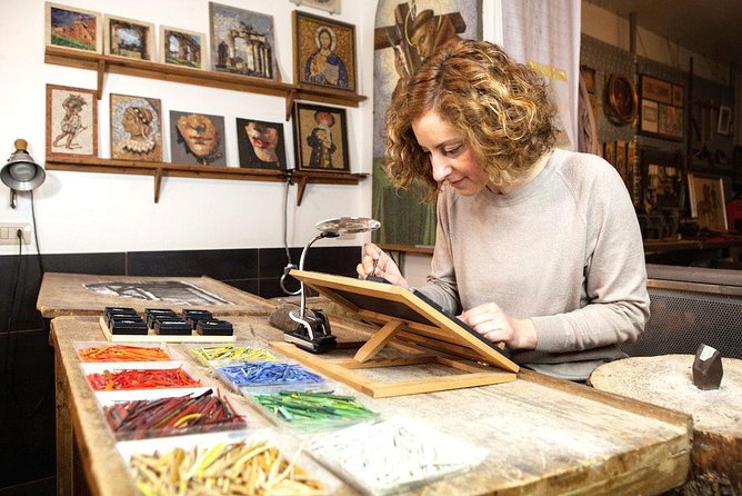 Micromosaic Jewelry Workshop in Rome, Italy - Small group attention in English, plus the day’s comforts