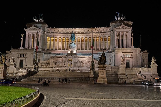 Moonlight Rome: Night Walking Tour of Roman Highlights - Piazza Venezia and the monumental skyline: recognizing Rome’s power centers