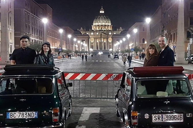 NIGHT TOUR THINK BIG, GO MINI! Rome in Mini Cooper Classic Cabrio - Price and value: what $223.26 per person really buys