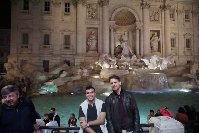 Nocturnal Rome Golf Cart Tour - The “wait, what is that?” stop near ancient ruins