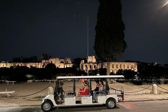 Nocturnal Rome Golf Cart Tour - Pincio panoramic break: the Villa Borghese viewpoint moment