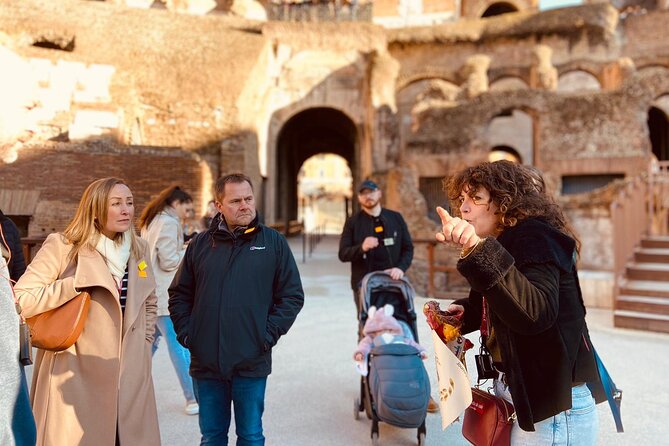 Only Colosseum small group tour - Your guide and earphones: hearing the story while you walk