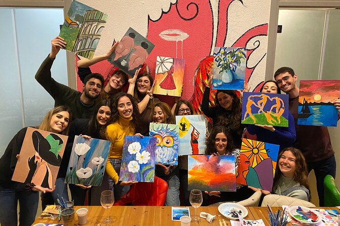 Paint n’ Sip in Rome: Unlimited Wine & Pizza in Piazza Navona - Picking Your Subject and Creating a Take-Home Canvas