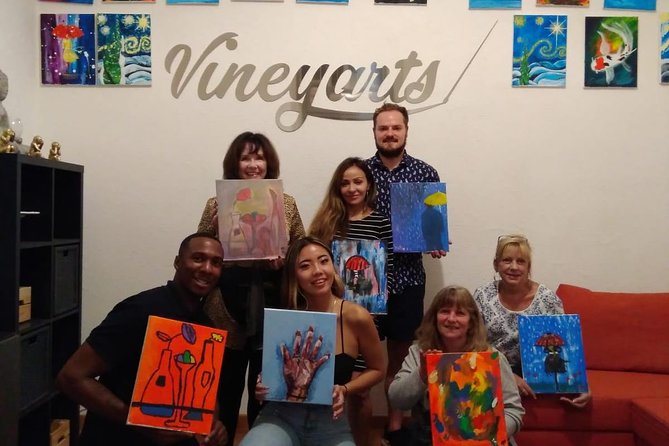 Paint & Sip in a 17th-Century Palazzo with Wine & Pizza - The 2-hour flow: from instructor tips to your take-home canvas