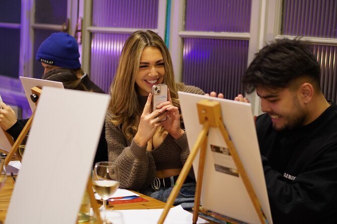 Paint & Wine Experience in Piazza Navona - Your Canvas, Plus a Built-In Party Vibe