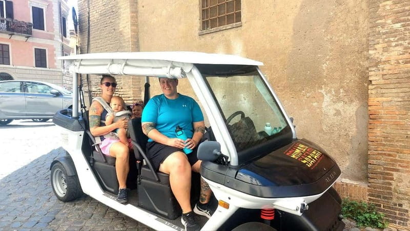 Panoramic Golf Cart Tour of Rome with a Private Guide - Private guide storytelling, photos, and restricted-traffic access