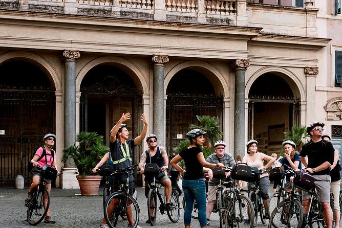 Panoramic Rome Off-the-beaten-track Tour with Cannondale Ebike - Piazza Farnese, Rome’s Jewish Quarter, and Ancient Porticoes