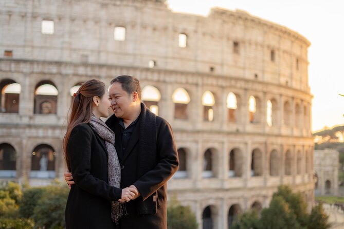 Personalized Photoshoot Outside the Colosseum - Imperial Fora: Extra Texture for Rome Photos