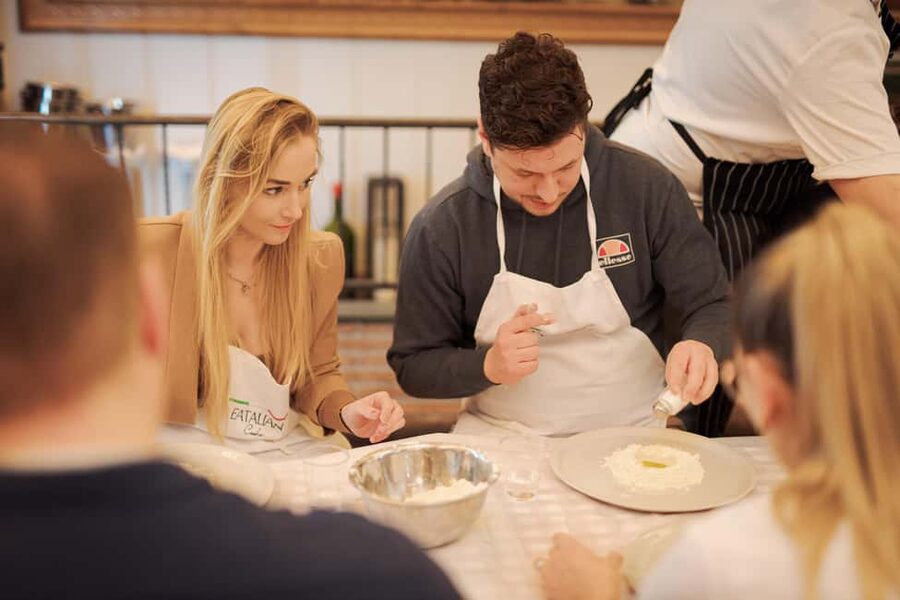 Pizza Cooking Class in Rome - Piazza Navona - Picking toppings and tasting your own pizza, not just watching