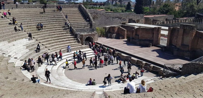 Pompeii: Entry Ticket w/ Guide and Transfers or Audio Guide - The forum, amphitheatre, and the rhythm of the ancient city