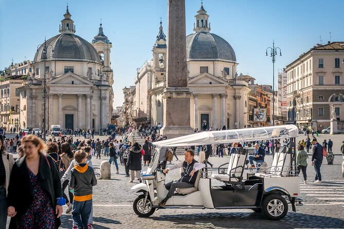 Private: 3 hours ETuk Tour in Rome - Piazza Navona, a classic square that sets the tone