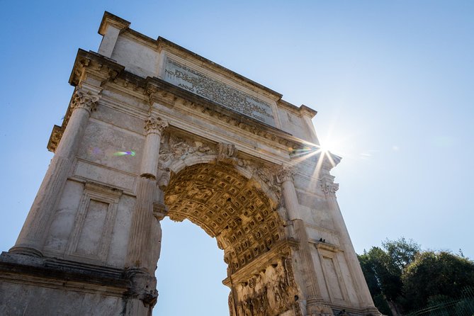Private Colosseum, Roman Forum, and Palatine Hill Guided Tour - Palatine Hill viewpoints and the Arch of Constantine stop