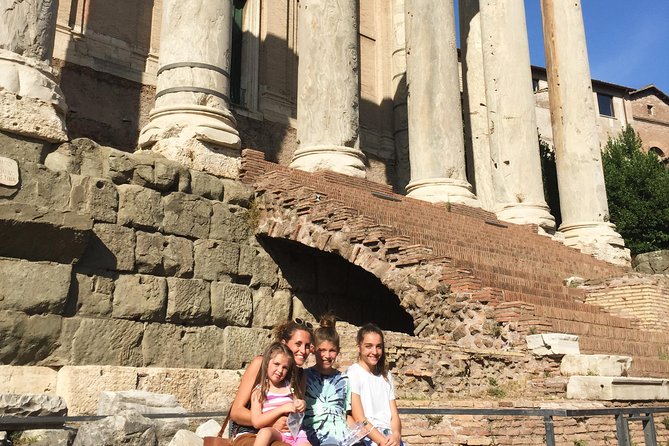 Private Colosseum & Roman Forum Tour for Kids & Families - Stop 2: The Roman Forum walk, temples, the Arch of Titus, and how Rome ran