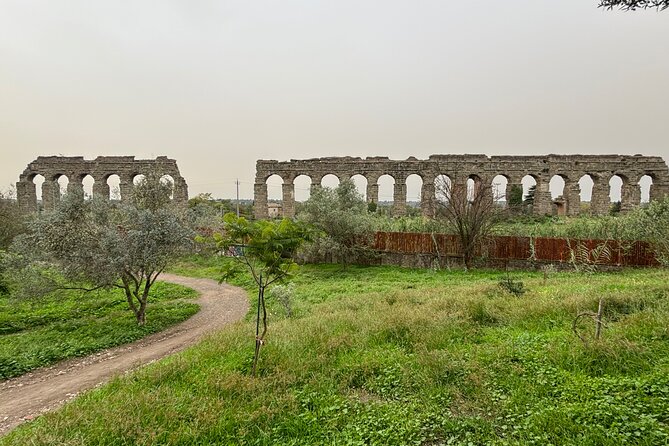 Private E-bike tour of Appian way, Aqueduct & catacombs with food - Villa dei Quintili and Santa Maria Nova: mosaics plus views