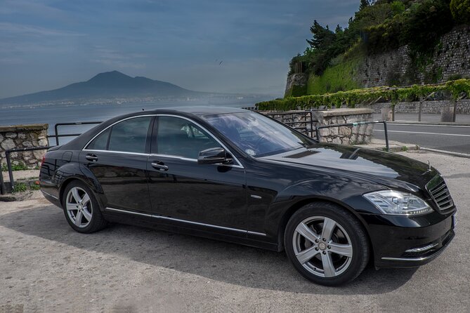 private transfer Rome - Positano or Amalfi Coast, or vice versa - Your vehicle: Mercedes or Volkswagen comfort, with a pro behind the wheel