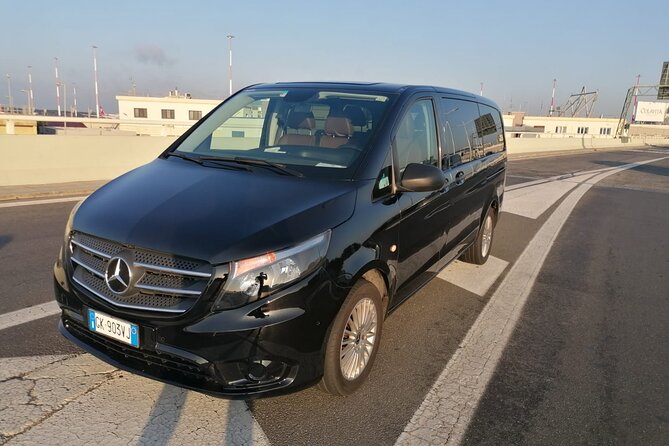 Private Transport from Civitavecchia Port to Rome or vice versa - The Mercedes van ride: air-conditioning, space, and real comfort