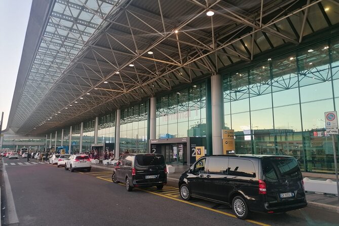 Private transport from Fiumicino Airport to Rome City or vice versa - Return transfer to Fiumicino, same calm process in reverse