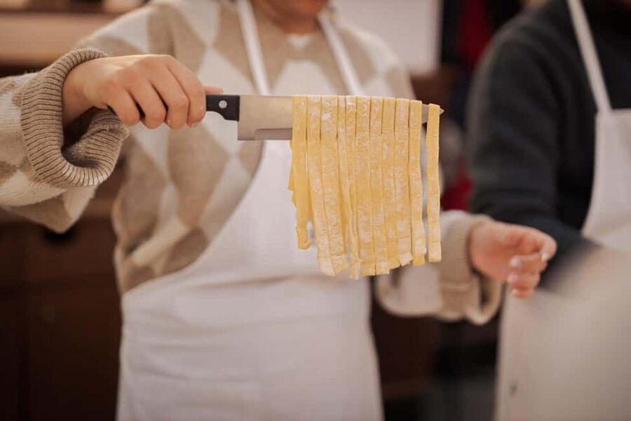 Ravioli Cooking Class in Rome - Piazza Navona - The final plate: butter and sage or tomato sauce, plus cheese advice