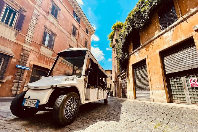 Rome: 3 Hours Private/Group Tour Golf cart with Gelato - Meeting in central Rome, then letting pickup do the heavy lifting