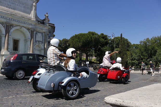 Rome 3 hours Vespa Sidecar Private Tour with Gelato - Stop 1: Trastevere lanes and a drive through the Jewish Ghetto vibe
