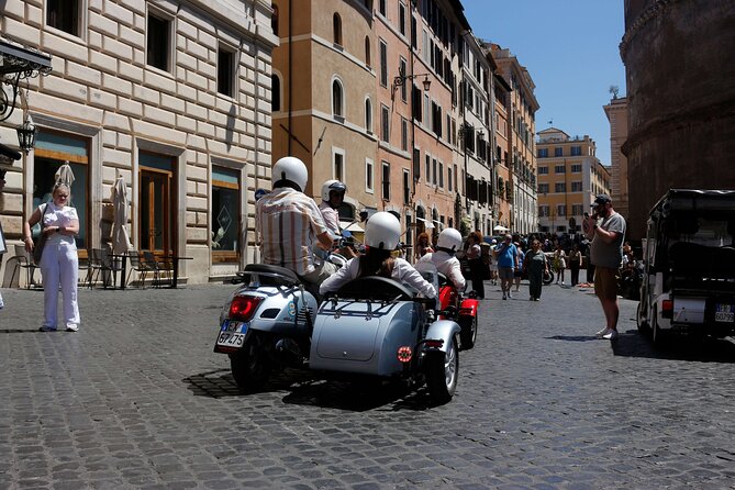 Rome 3 hours Vespa Sidecar Private Tour with Gelato - Stop 2: Terrazza del Gianicolo on Janiculum Hill