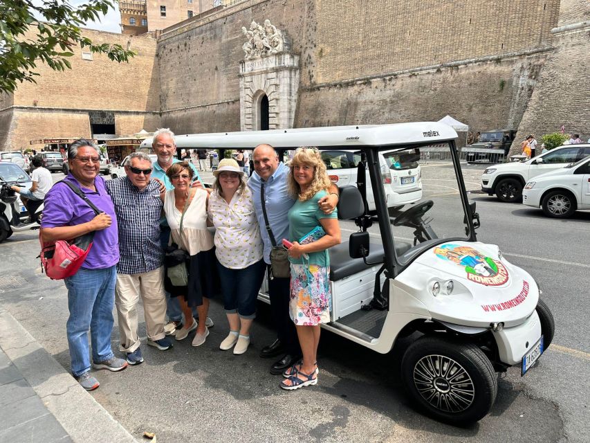 Rome: 4 Hour Electric Golf Cart Tour with Hotel Pickup - Giardino degli Aranci and the Trastevere Finish