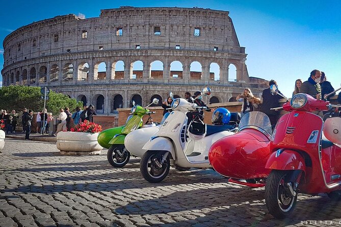 Rome Afternoon Sightseeing Vespa Sidecar Tour with Gourmet Gelato - Meeting point and timing at Piazza della Repubblica