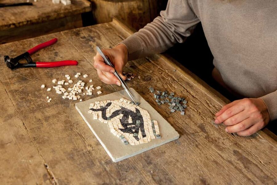 Rome: Ancient Mosaic Making Workshop - The 2.5 Hours at the Bench: What You Actually Do