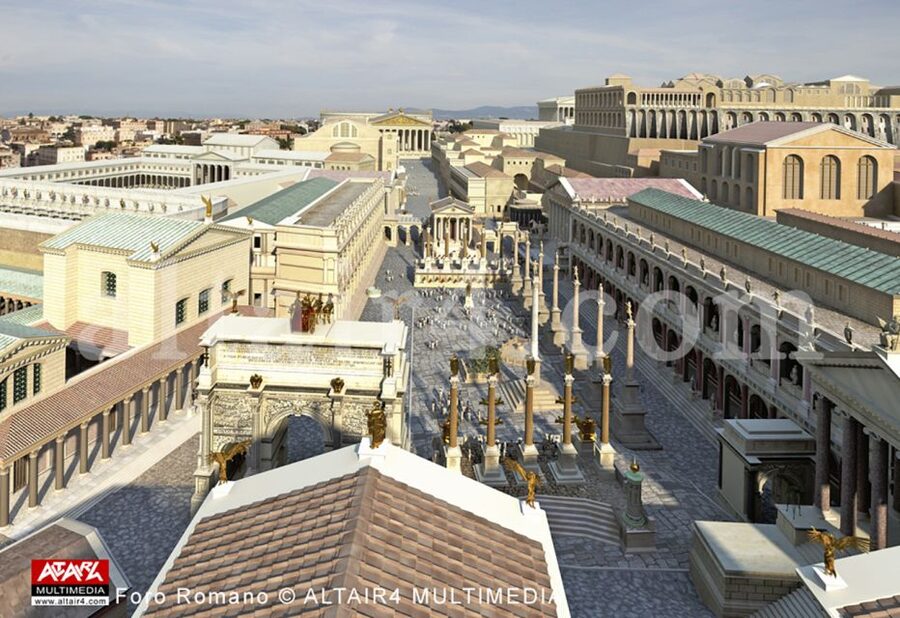 Rome: Ancient Rome Multimedia Video - Location at piazza d’Aracoeli: finding TOURISTATION ARACOELI