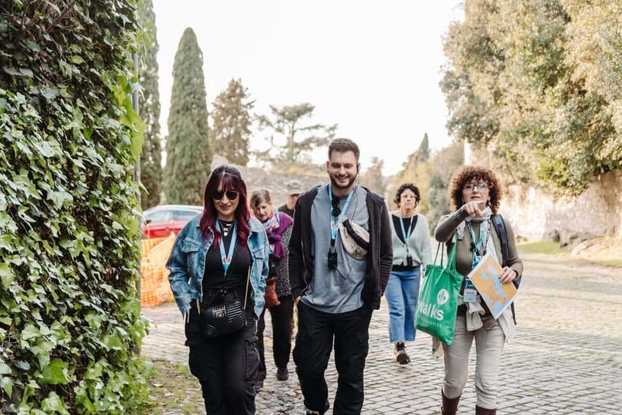 Rome: Appian Way, Aqueducts, and Catacombs Tour - Walking the Appian Way and stopping for Cecilia Metella