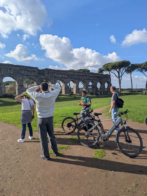 Rome: Appian Way, Aqueducts, & Catacombs E-Bike Guided Tour - Tomb of Cecilia Metella: A Photo Stop With Real Impact