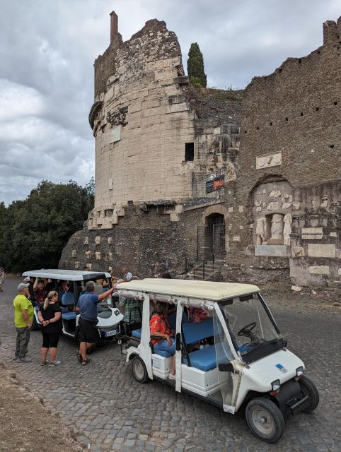 Rome: Appian Way & Catacombs Golf Cart Shared Tour - Appian Way by golf cart, why this 3-hour format works