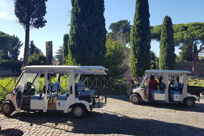 Rome: Appian Way & Catacombs Golf Cart Tour - Shared|Small groups - Capo di Bove and the Quintili villas: elite life near burial roads