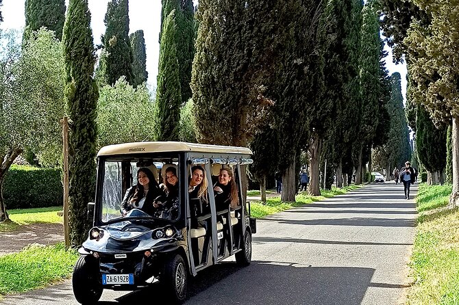 Rome: Appian Way Catacombs Guided Tour with Golf Cart Shuttle - The Quick Colosseum Look From Outside, Not a Full Visit