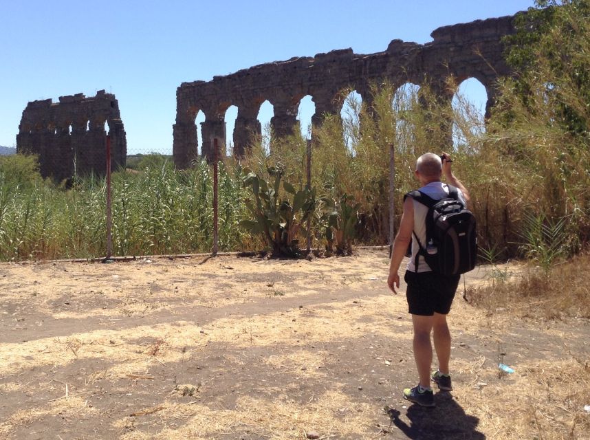 Rome: Appian Way E-Bike Tour Catacombs, Aqueducts & Picnic - Parco degli Acquedotti: Aqueduct Views Up Close, Not Just In Theory