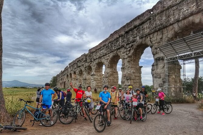 Rome:Appian Way E-bike Tour, Catacombs, Aqueducts & Transfer - Appian Way Photo Stops: Cecilia Metella, Maxentius, and the Road Itself