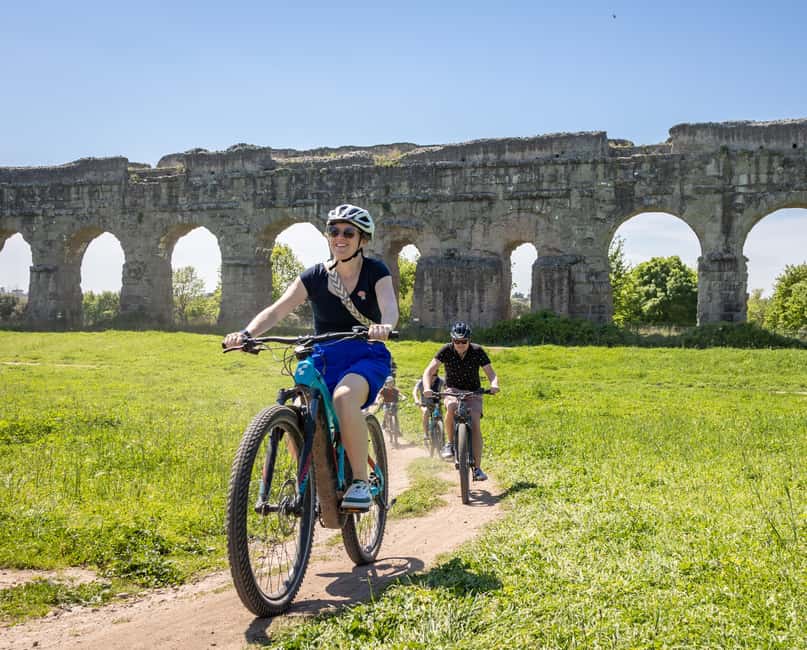 Rome:Appian Way E-bike Tour with Catacombs, Aqueducts & Food - Key points to know before you go