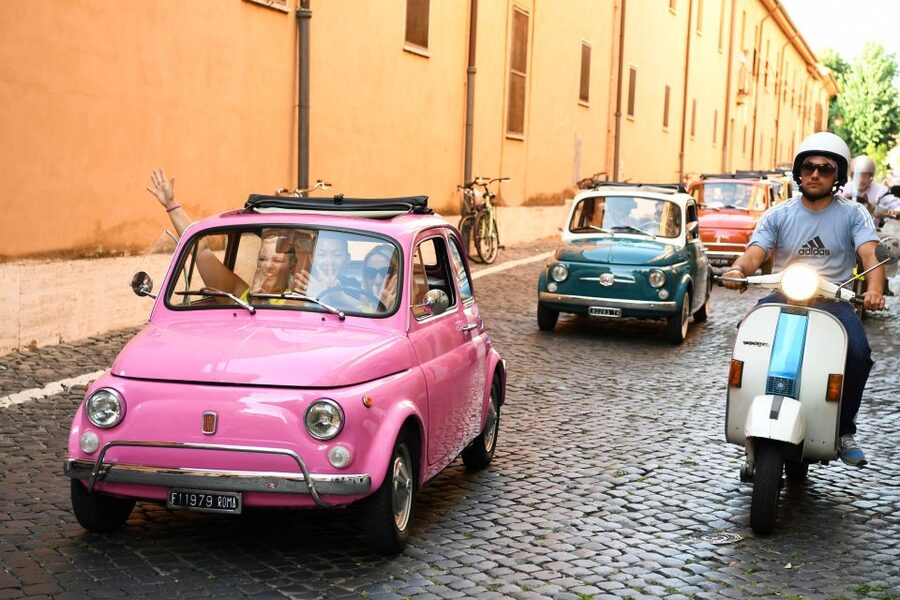 Rome: Aventine Hill Tour in Vintage Fiat 500 Convoy - Garden of Lovers: A Romantic Stop That’s Also About Viewpoints