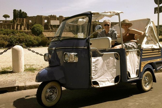 Rome by Ape Calessino Auto Rickshaw - Appian Way and Rome’s “long-distance road” feel